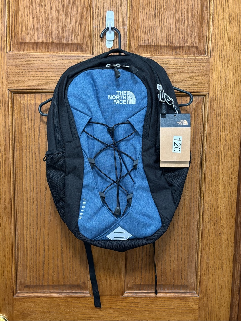 NWT The North Face Jester Backpack Blue Heather Black 28L